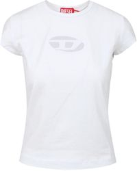 DIESEL - Camicie E Polos Bianche - Lyst