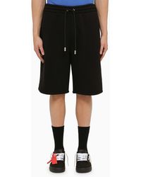 Off-White c/o Virgil Abloh - Off- Bermuda Shorts With Logo - Lyst