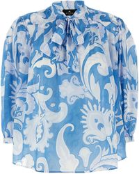 Etro - Blumenbluse - Lyst