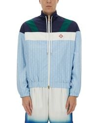 CASABLANCA - Pinstripe Laurel" Track Jacket - Lyst