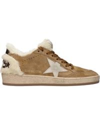 Golden Goose - Sneakers Ball Star Donna Camoscio/Cognac - Lyst