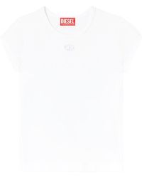 DIESEL - Logo Cotton T-Shirt - Lyst
