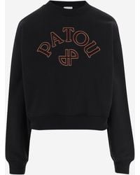 Patou - Cotton Sweatshirt Logo - Lyst