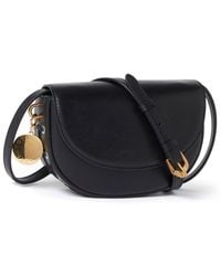 Stella McCartney - Frayme Flap-Detail Shoulder Bag - Lyst