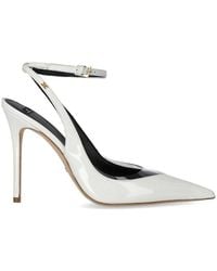 Elisabetta Franchi - Ivory Slingback Pump - Lyst