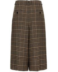 Saint Laurent - Silk And Cashmere Culottes - Lyst
