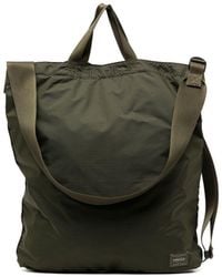 Porter-Yoshida and Co - Logo-Patch Shoulder Bag - Lyst
