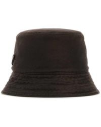 Prada - Cotton Bucket Hat - Lyst