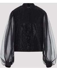 Giorgio Armani - Printed Embroidered Shirt - Lyst