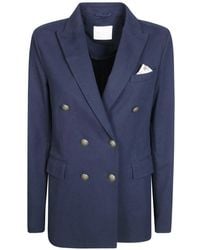 Circolo 1901 - Cotton Double-Breasted Jacket - Lyst