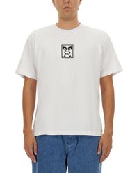 Obey - T-Shirt With Logo - Lyst