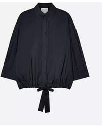 forte_forte - Half Sleeve Poplin Shirt - Lyst