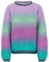 Rose Carmine - Mohair Blend Sweater - Lyst