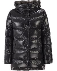 Herno - Glossy Nylon Down Jacket - Lyst
