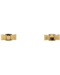 Ferragamo - Salvatore Metal Vara Earrings - Lyst