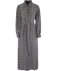 Weekend by Maxmara - Narvel Printed Silk Shirt Dress - Lyst