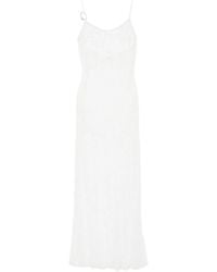 Oséree - Bridal Lace O Gem Slip Dress - Lyst