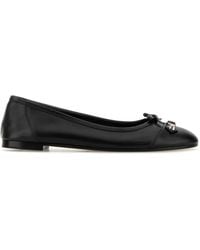 Balenciaga - Leather City Up Ballerinas - Lyst