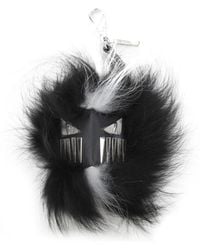 Fendi - Black Fur Necklace - Lyst