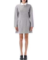 JW Anderson - Jw Anderson Kleedt Grijs - Lyst