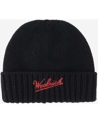 Woolrich - Baft de laine avec logo - Lyst