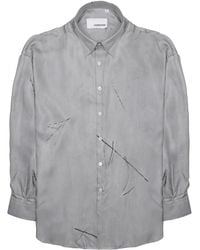 Costumein - Silk Short Sleeve Shirt For - Lyst