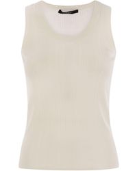 Weekend by Maxmara - Wochenende Max Mara Ceylon Viskose -Garn -Top - Lyst