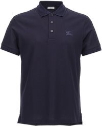 Burberry - Logo Embroidery Polo Shirt - Lyst