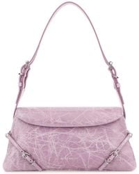 Givenchy - Lilac Leather Pã¢Â‚¬Â„¢Tit Voyou Shoulder Bag - Lyst