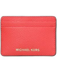 MICHAEL Michael Kors - Wallets Coral Red - Lyst