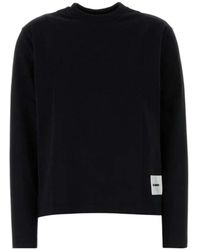 Jil Sander - Zwarte Katoenen T-shirtset - Lyst