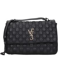 V73 - Marzia Mujers Bolso Bandolera De Piel Ecológica Negro - Lyst
