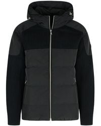Moose Knuckles - Zwart Wol Jas - Lyst