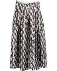 ALESSANDRO ENRIQUEZ - Printed Long Skirt - Lyst