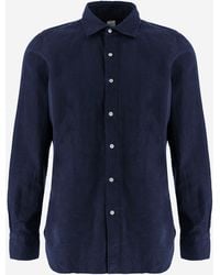 Finamore 1925 - Ribbed Cotton Shirt - Lyst