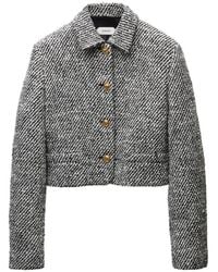 Versace - Bouclé Wool Jacket - Lyst
