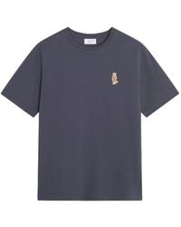 Maison Kitsuné - Dressed Fox Embroidered T-Shirt - Lyst