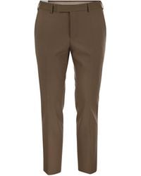 PT Torino - Dieci Virgin Wool Trousers - Lyst