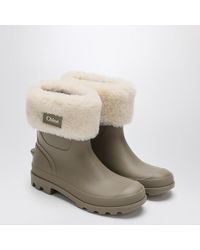 Chloé - Chloé Vetiver Rubber Boots - Lyst
