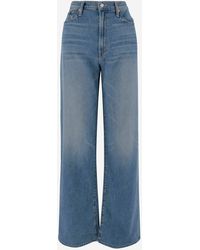Mother - Moeder Dodger Sneak Jeans Gemaakt Van Katoenen Denim - Lyst