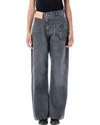 JW Anderson - JW Anderson Jeans grau - Lyst
