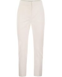 Max Mara - Pegno Viscose Jersey Trousers - Lyst
