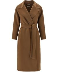 Max Mara - Cuore Trench E Impermeabili Marrone-Donna - Lyst
