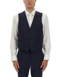 HUGO - Slim Fit Vest - Lyst