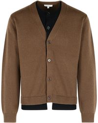 JW Anderson - JW Anderson Brown Cashmere Mischung Layered Cardigan - Lyst