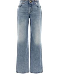 Balmain - Straight Leg Jeans Light - Lyst