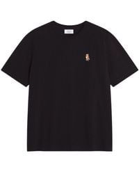Maison Kitsuné - Maison Kitsune 'Standing Fox Cotton T -Shirt - Lyst