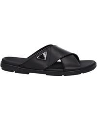 Prada - Slippers And Clogs Leather - Lyst