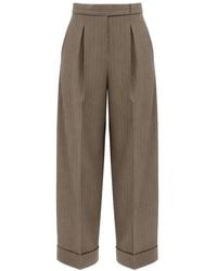 Max Mara - Pinstripe Pants - Lyst