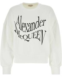 McQueen - Cotton Sweatshirt - Lyst
